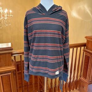 O’Neill Rainbow Colorful Beachy Striped Hoodie Wmn’s Sz M